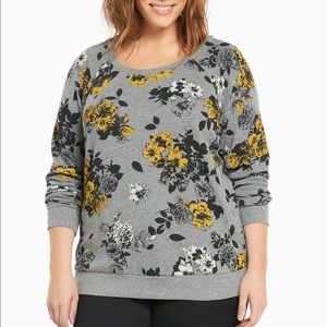 Torrid floral print sweatshirt 4X